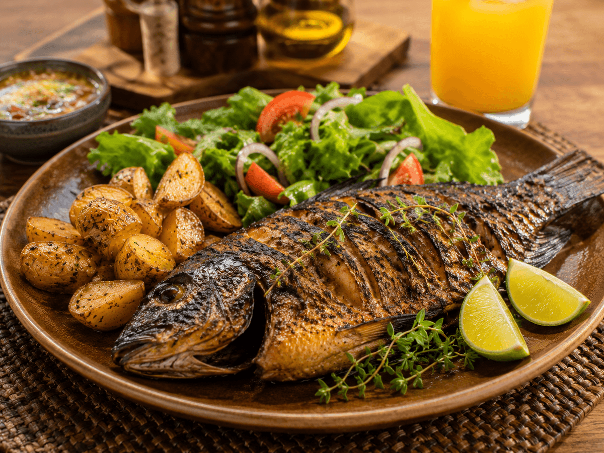 Grilled Whole Tilapia