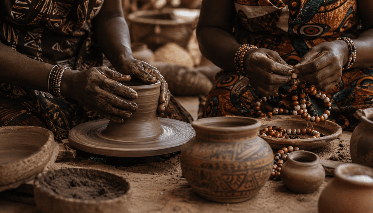 Hands clay and heritage workshop at Ubuntu