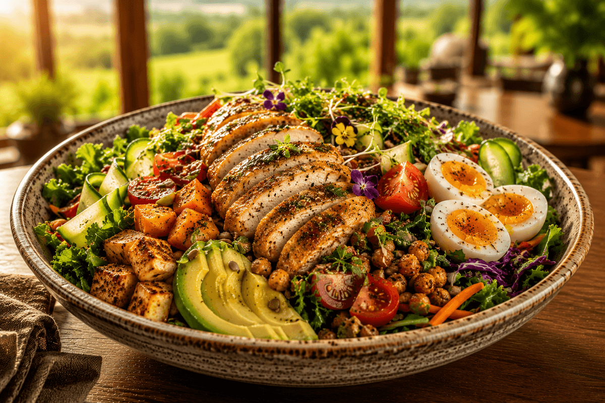 Protein Rich Salad Bowl
