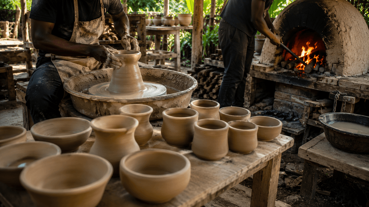 Wheel Pottery & Wood Firing